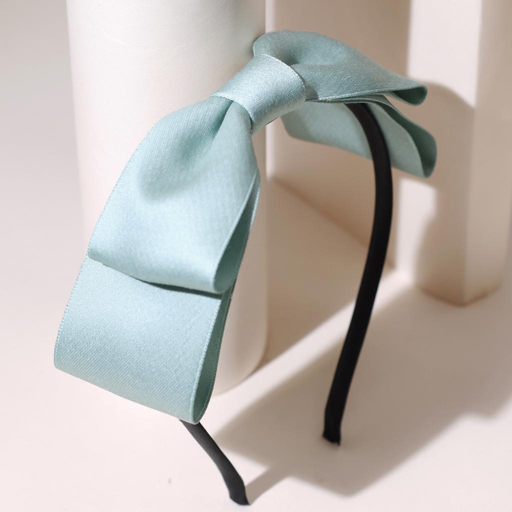 Lystrfac Fashion Retro Double Layer Bow Hairband for Women Girls Hair Hoop Ribbon Headband Ladies Bezel Hair Accessories
