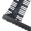 Skinny Men Tie Black Music Tie Classic Piano Necktie  Men