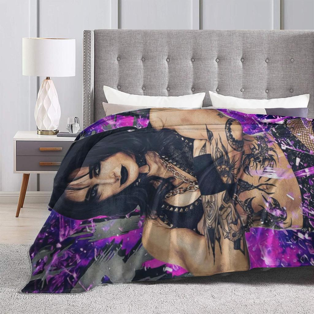 Rhea Ripley Wrestler Plüschdecke Kind Flanell Bettwäsche Überwürfe Für Schlafzimmer Super Weich Maßgeschneiderte Qualität Tagesdecke Geschenkidee