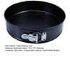 Nonstick Cake Pan with Removable Bottom Honeycomb Texture Round Baking Mold