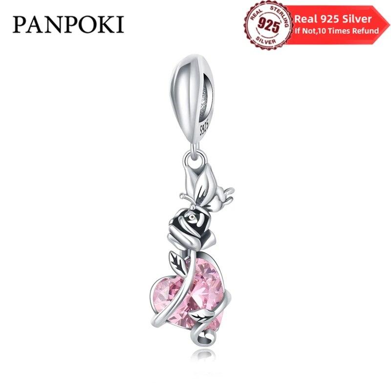 Authentic Copper Metal Metal Plants Flowers Tulip Charm Bead Component Bead Components Compatible With Authentic Original High Quality Fine Pendant