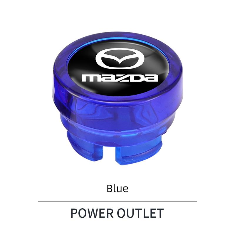 Car Cigarette Lighter Dust Plug Protection Cover Accessories For Mazda 3 6 GH B CX5 2 CX3 CX9 MX5 RX8 Axela Demio Atenza MS GJIK