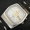 AUTOMATIC 46941 VINTAGE ORIENT CRYSTAL JAPAN MENS WHITE DIAL WATCH a704872-1