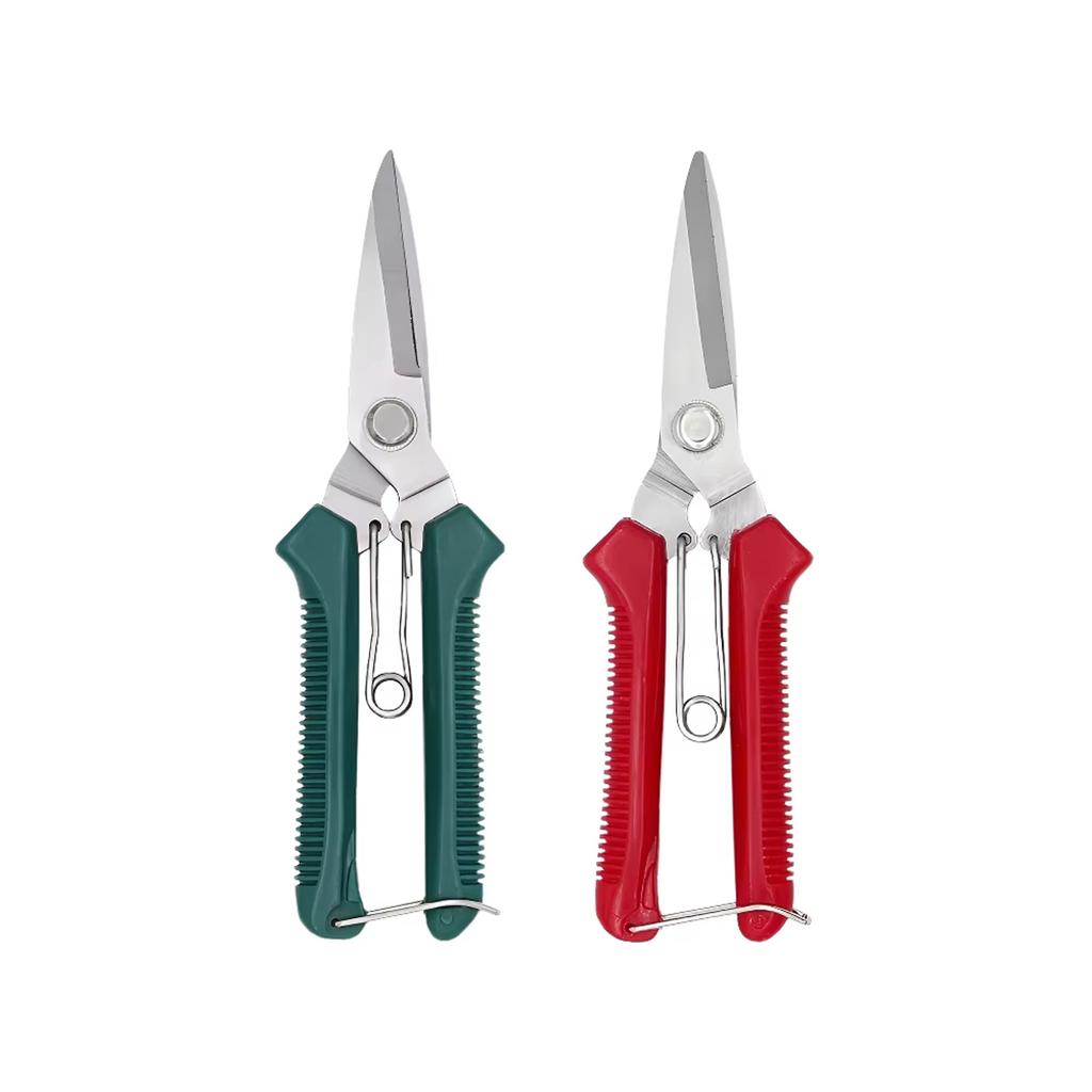 Garden Pruning Shears For Bonsai, Straight Head, Stainless Steel  Non-slip Handle, Handy Trimming Tool For Home Use