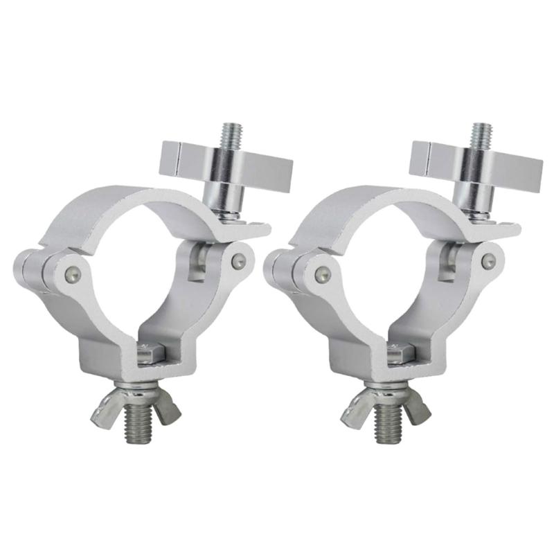 2pcs Light weight Stage Lighting Fixture Clamps Heavy Typt Construction for 32mm to 35mm Tube Mounting