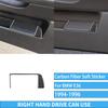 Real Carbon Fiber Car Accessories Driver Door Storage Frame Trim Cover Soft Sticker For BMW E36 3 Series/M3 1994 1995 1996