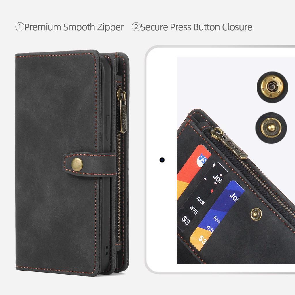 iPhone 17 Multi-functional Leather Wallet Case