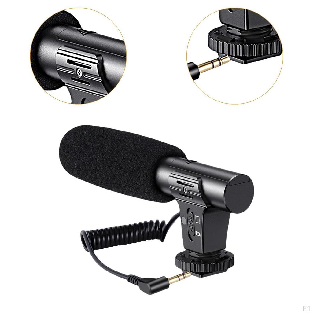 Camera Microphone Easy to Install Versatile Accessory Portable Durability Practical Premium Video