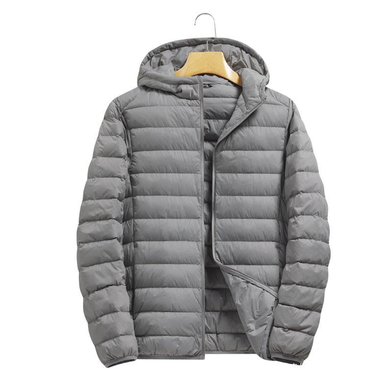High Quality Light Down Jacket Does Not Run Down Men's Hooded Winter New Light Guarantee