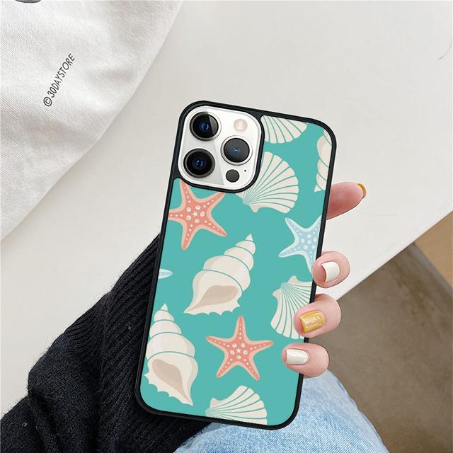 Sea Shells Mobile Phone Cases Cover For iPhone 17 Air 16e 15 14 12 13 11 Pro MAX Apple Plus Coque