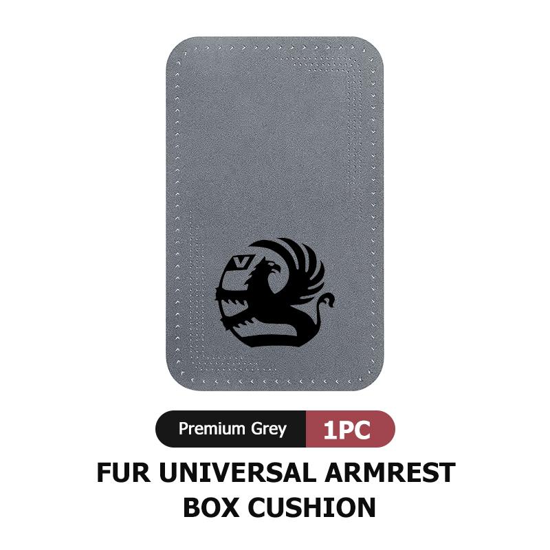 For Vauxhall Breathable Leather Car Logo Armrest Box Cover Central Armrest Protective Pad Tigra Corsa VXR Astra D G J H Zafira