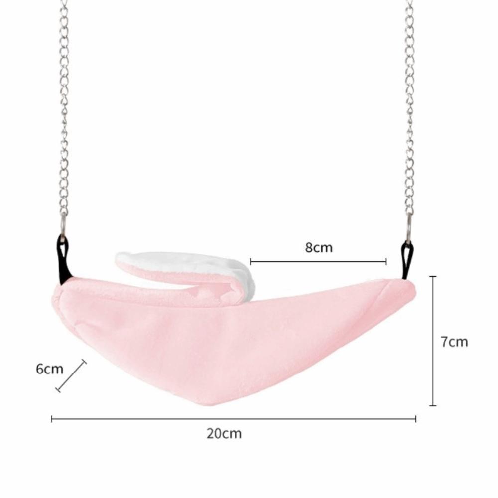 Hanging Pet Bird Hammock Banana Style Parrot Rest Nest New Guinea Pig House for Small Animals