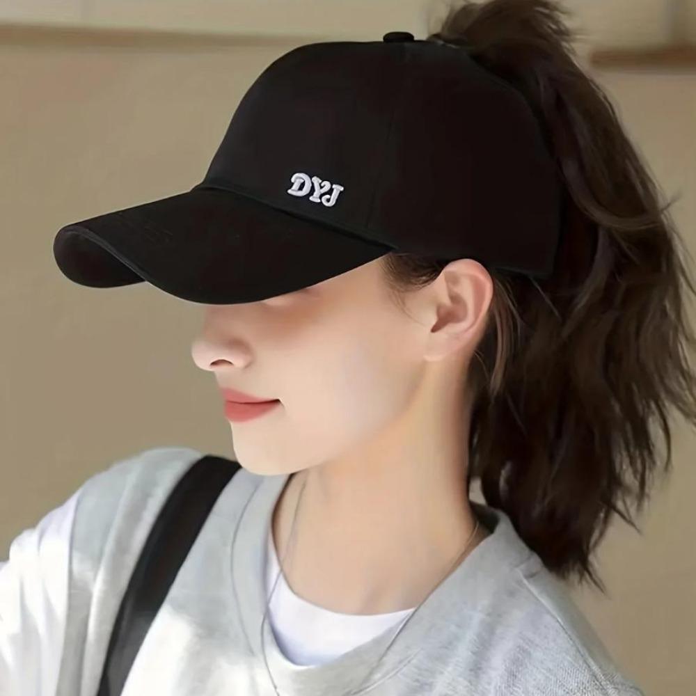 Letter Embroidery Baseball Cap Casual Outdoor Sunshade Cap New Slimming Face Sun Hat