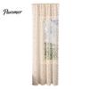 Romantischer Stil Vorhang 1 Panel Transparenter Spitzenvorhang, Vintage Floral mit Stangentasche, Transparente Vorhänge Lichtfilterndes Fenster für Wohnzimmer Schlafzimmer