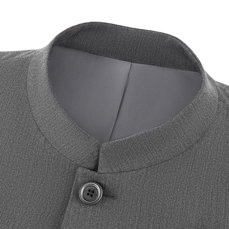 Men's Chinese Style Stand Collar Formal Suit