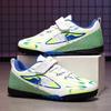 2025 Boys and Girls Students Outdoor Grass Sports Training Shoes Full Leather Surface Middle-sized Children Children Broken Nail Football Shoes