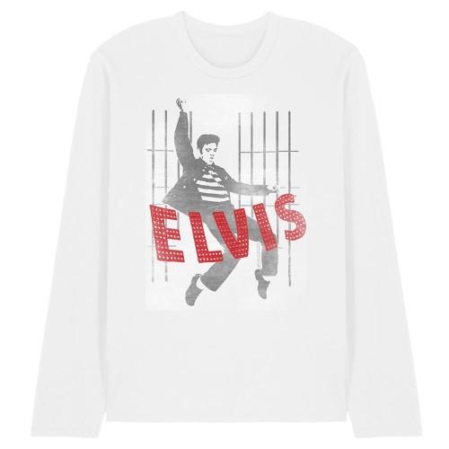Elvis Presley Unisex Adult Iconic Pose Long-Sleeved T-Shirt