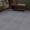20 Pcs 60x60cm Polyester Square Carpet,Light Grey Striped Self-Adhesive 4mm Carpet Floor-mounted for Restaurants,Family Rooms