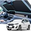 SINGARO Universal 300T Car Windshield Sun Shade, Foldable Reflective For Windshield & Window Shades With Overlapping Design, Car Interior Accessories