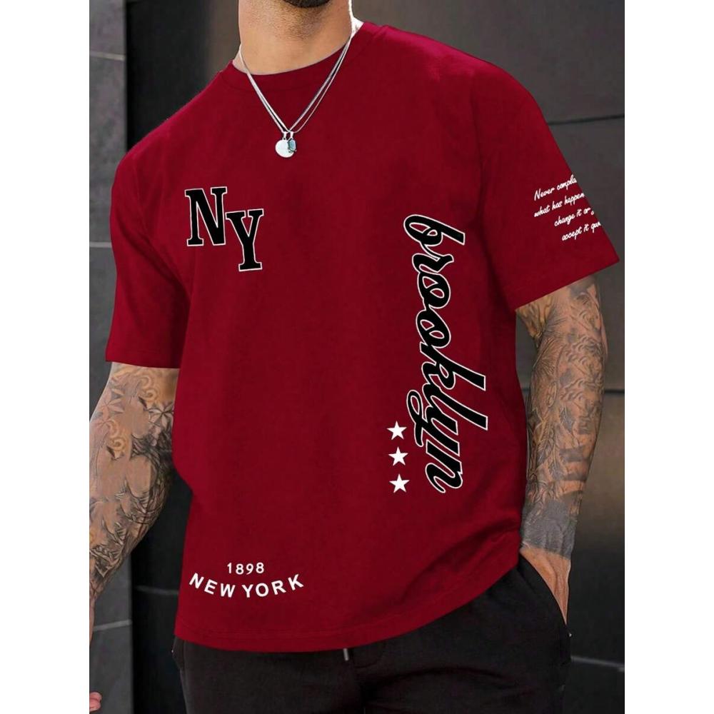 2025 3D Poker Printing Men's Fitness T-shirt Urban Fashion Men's Short-sleeved Top Summer Daily Casual Men's Short-sleeved Top