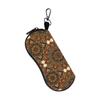 Celestial Galaxy Sunglasses Case, Soft Neoprene Glasses Bag With Carabiner, Portable Protective Eyeglass Pouch For Women Men