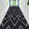 3D Carpet Doorway Corridor Carpet Nordic Rug Aisle Long Corridor Hallway Home Floor Mat Commercial Hotel Carpet Geometry