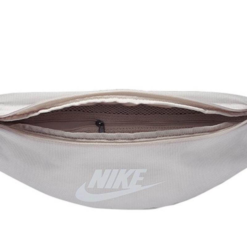 Nike Polyester One Shoulder Crossbody Bag Sling Bag Fanny Pack Regular Unisex Gray White Casual BA5750-030