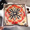 Fashion Square Fashion Foreign Style Small Silk Scarf Women'S Headband Decorative Scarf Dual-Purpose Small Square Scarf New Scarf