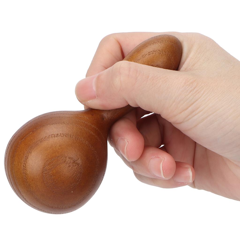 Tragbarer Massagehammer mit ätherischen Ölen, Schönheitsmassagehammer aus Teakholz für die Hautpflege