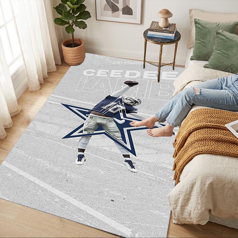 Cowboys Catch Living Room Nonslip Area Rug Soft Carpet For Bedroom Game Playroom Sofa Office Home Decor Doormat Christmas Gift C10241