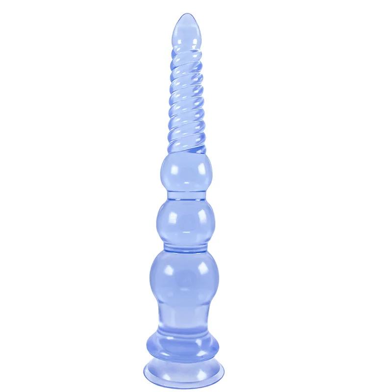 Obrovský simulačný dildo Sexshop Mäkký penis so silnou prísavkou Nástroj na ženskú masturbáciu Zadok Zátka Prostata Masážny stimulátor