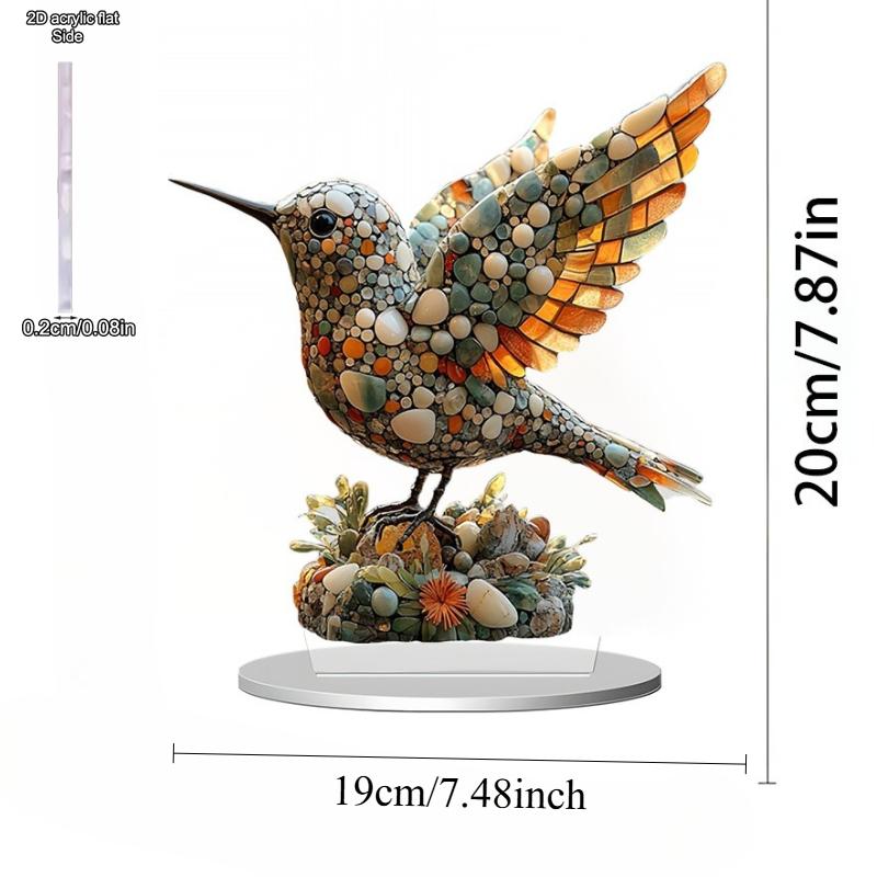 2D Flat Acrylic Eagle Is Achieving Great Success in Decoration, Indoor and Outdoor Decoration - No Need for Batteries/electricity, Free Day Decoratio
