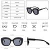 SHAUNA New Hip Hop Double Color Sunglasses Women Fashion Gradient Eyewear Shades UV400 Men Square Unique Sun Glasses