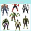 Figura de Robert Bruce Banner 23cm PVC Articulada Colecionável Para Fãs de Super-Heróis