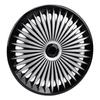 Set 4 Pezzi Copricerchi Auto 16 Pollici Eleganti Clip-On ABS R16 Sostituzione per la Maggior Parte di Auto Camion SUV