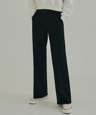Julliapepe Semi Wide Hidden Banding Slacks (3 Colors)