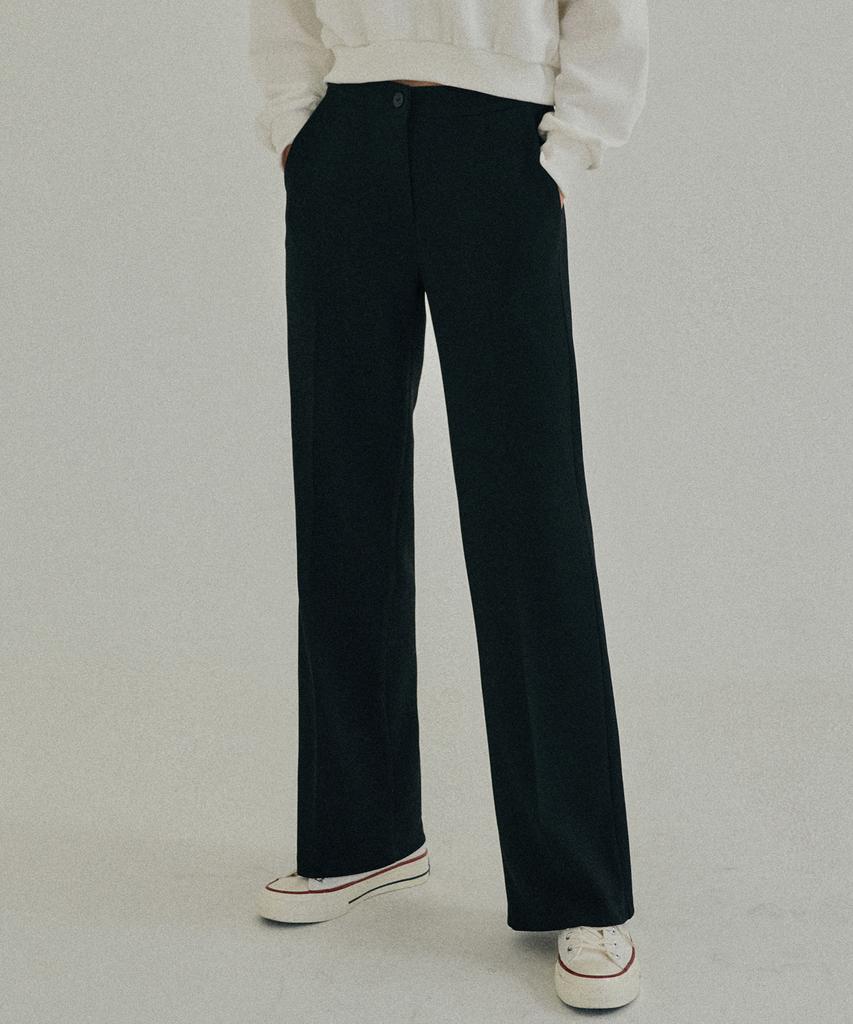 Julliapepe Semi Wide Hidden Banding Slacks (3 Colors)