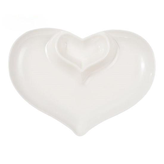 Chip en Dip Serveerset Verdeelde Serveerschaal Sushi Borden met Sausgedeelte Kaas Serveerplateau voor Dumpling Hapje Taco Sushi