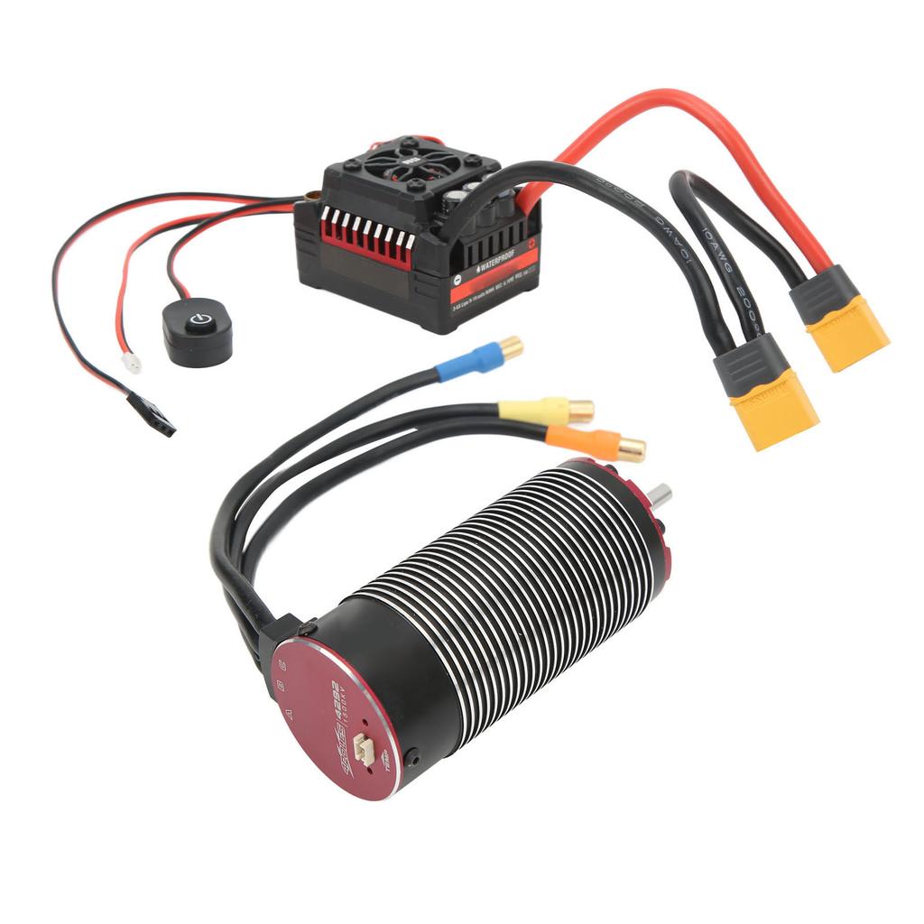 4292 1500KV Brushless Motor V2 Internal Rotation 4 Poles Sensorless Brushless Motor with 150A ESC Temperature Control