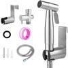 High-Pressure Bidet Sprayer Set with Stainless Steel Valve