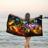 1pc Teenage Mutant Ninja Turtles Beach Towel, Beach and Seaside Swimming Pool Equipment, Fashion Pattern, Rectangular, Travel Essentials