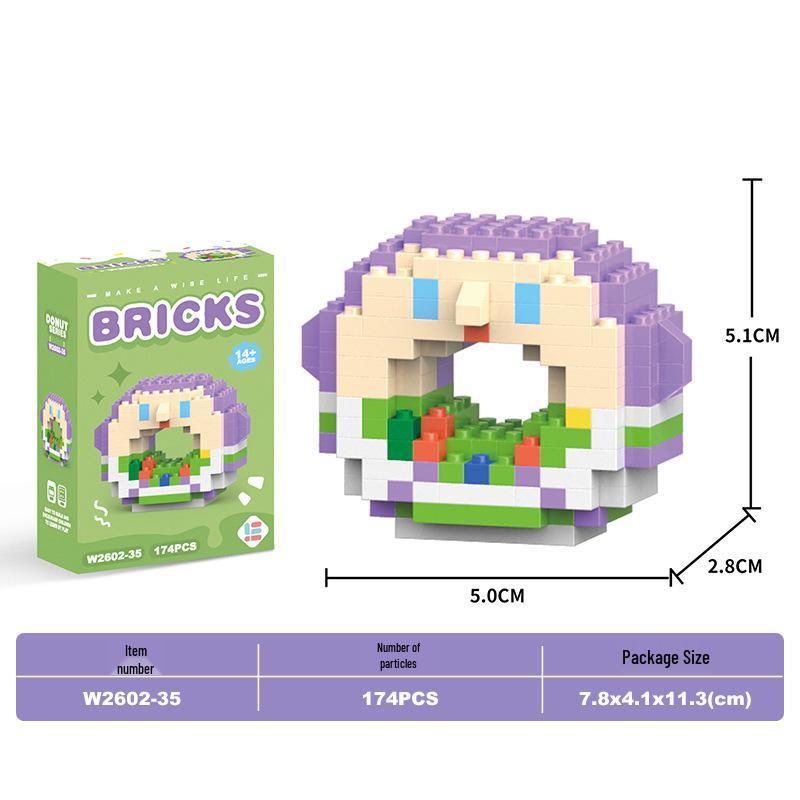 Lele Brothers Micro Building Blocks - Educational Small Animal Sets for Kids, Compatible with Lego, Boys' Toy Gifts