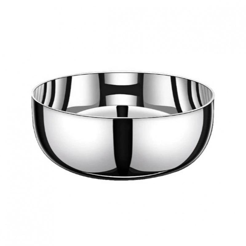 Extra Thick Stainless Steel Basin for Dough, Vegetables, Soup, and Hot Pot