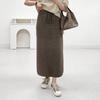 Mizqz Basic H Line Knit Long Skirt
