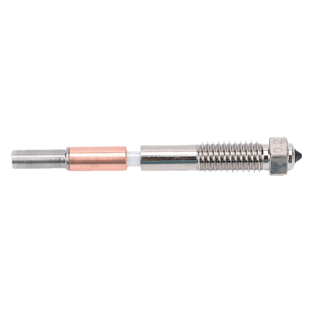 2PCS Bimetal Nozzle Replacement for QIDI Q2 Q2C 3D Printer 0.2mm Hardened Steel Tip High Temperature 370 degrees C