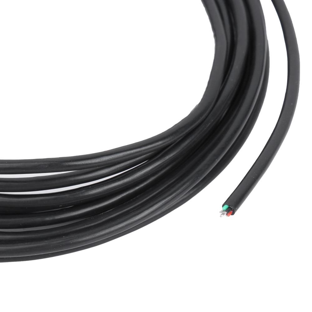 Black Guitar Pickup Cable Metal+Polymer Electric Guitar Wire Guitar Wiring Cable  For Guitar Wiring