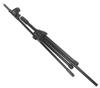 KC Boom Microphone Stand, Straight Type, MBCSBK, Black (Soft Case and Microphone Holder Included)