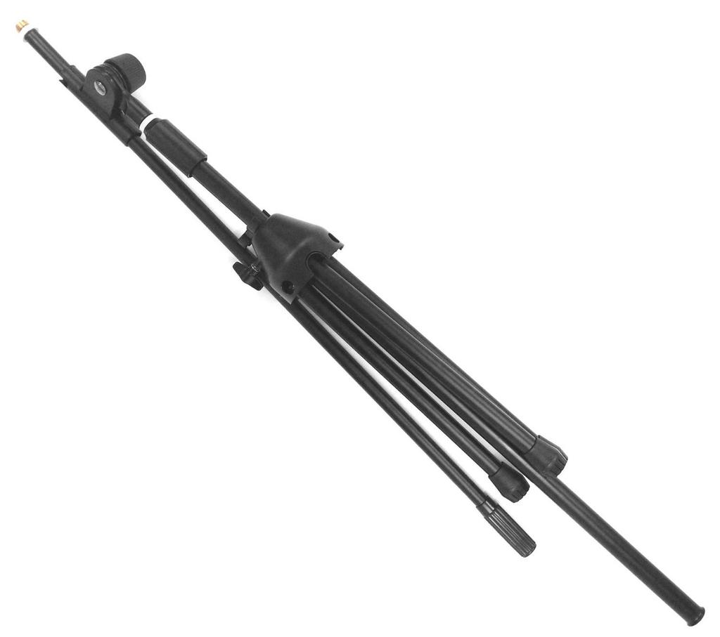 KC Boom Microphone Stand, Straight Type, MBCSBK, Black (Soft Case and Microphone Holder Included)