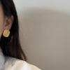 Texture Earrings, Versatile Texture, Simple and Fashionable, Unique Personality Earrings, New High-end and Niche Accessories