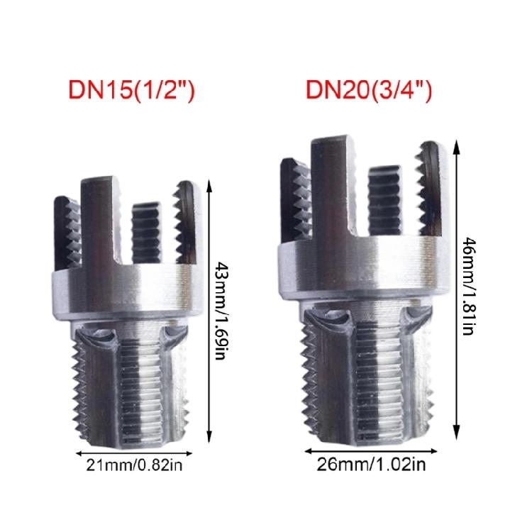 Portable Pipes Threading Tool Set With Ergonomic Hex Handle Plumbing Threading Equipment For DIY And Professional Use